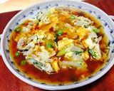 カニ玉風野菜餡掛け作り方12写真