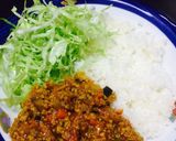 千切りキャベツが沢山食べるキーマカレー作り方8写真