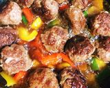 ♪カラフルあんで美味しい肉団子♪作り方6写真