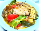 鶏肉と野菜のハーブレモン蒸し作り方8写真