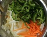 ☆簡単☆苦味も少ないゴーヤのかき揚げ☆作り方5写真