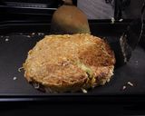 デラックスお好み焼き　カーキ入り作り方5写真