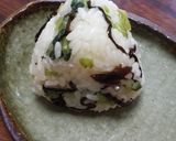塩昆布と野沢菜のおにぎり♪作り方2写真