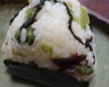 塩昆布と野沢菜のおにぎり♪作り方3写真