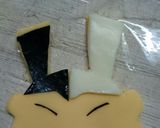 妖怪ウォッチ☆簡単キャラ弁☆でんぱく小僧作り方2写真