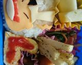 妖怪ウォッチ☆簡単キャラ弁☆でんぱく小僧作り方4写真