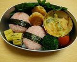 幼稚園 お弁当 キャラ弁♡ぶたさん２作り方2写真