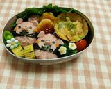 幼稚園 お弁当 キャラ弁♡ぶたさん２作り方3写真