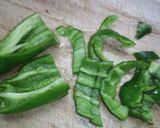 朝から！ピーマンでトースト(^^)作り方1写真
