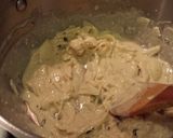 シソ（大葉）と練り胡麻のパスタ作り方2写真
