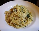 シソ（大葉）と練り胡麻のパスタ作り方5写真