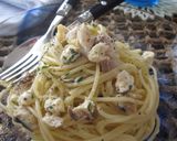 塩鯖クリームチーズの冷製パスタ作り方4写真