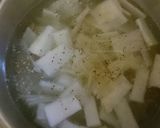 *大根と干し海老の生姜スープ作り方3写真