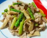 簡単♪豚肉とアスパラの塩レモン風味炒め♪作り方6写真