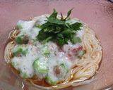 栄養満点♪梅オクラとろろそうめん作り方6写真