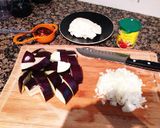 ベジタリアン♡麻婆ナス丼作り方1写真