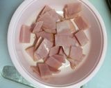ハムを切った後、パラパラにさせる方法☆作り方2写真