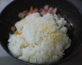 にんにくチャーハン・中火以下で。作り方8写真