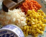 炊飯器でカレーピラフ ルーとツナで簡単作り方1写真