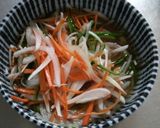 イワシの揚げ焼き、さっぱり野菜添え作り方4写真
