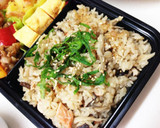 秋♡バター香る鮭ときのこの炊き込みご飯♪作り方5写真