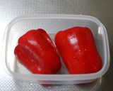 パプリカの保存法・ポッカレモンで作り方1写真