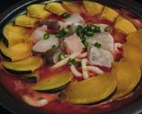 たらとカボチャのトマト煮込みうどん作り方3写真