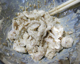 茗荷・大葉が爽やか♪ささみの胡麻味噌マヨ作り方6写真