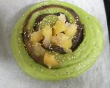 くるくる渦巻き✿抹茶あんぱん＆栗あんぱん作り方16写真