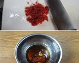鯵のカルパッチョ♪～梅ドレッシングで～作り方2写真