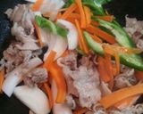 ズボラレシピ☆スタミナ焼き肉丼作り方3写真