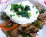 ズボラレシピ☆スタミナ焼き肉丼作り方8写真