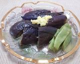 夏に最適な常備菜・ナスの焼きびたし作り方7写真