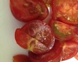 簡単トマトの出し巻き卵作り方1写真