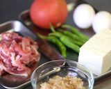 トマトのチャンプルー。作り方1写真