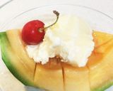 やってみたかった☆半玉メロンパフェ作り方3写真