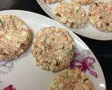 ヘルシー!鶏ひき肉と豆腐のハンバーグ作り方3写真