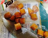 昼食に、HMで簡単すぎ♪惣菜パン作り方1写真