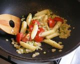 野菜だけのピリ辛マヨ玉アスパラグラタン♪作り方7写真