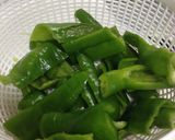 万願寺とうがらし昆布あえ☆作り方1写真