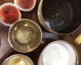 ほんのりピンクの桃のコンポートゼリー作り方1写真