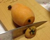 ビワの種取り〜(o˘◡˘o)〜♪作り方5写真