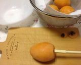 ビワの種取り〜(o˘◡˘o)〜♪作り方6写真