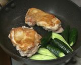 トリプルキュウリで鶏の照り焼き作り方6写真
