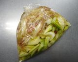 夏向き！セロリと茗荷の爽やか浅漬け作り方4写真