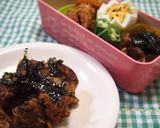 ツナとしいたけの焦がしマヨ焼き塩レモン味作り方4写真