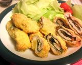 ノンフライで胸肉の梅じそ揚げ（焼き）♪作り方7写真