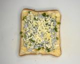 ゆずみそで、味噌マヨしらすトースト作り方2写真