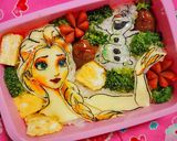 ありのままの弁当(キャラ弁)作り方4写真