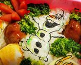 ありのままの弁当(キャラ弁)作り方6写真